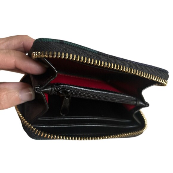 Dooney & Bourke Wristlet Zip Around Wallet Tartan Plaid Classic Preppy Clutch - Picture 3 of 3